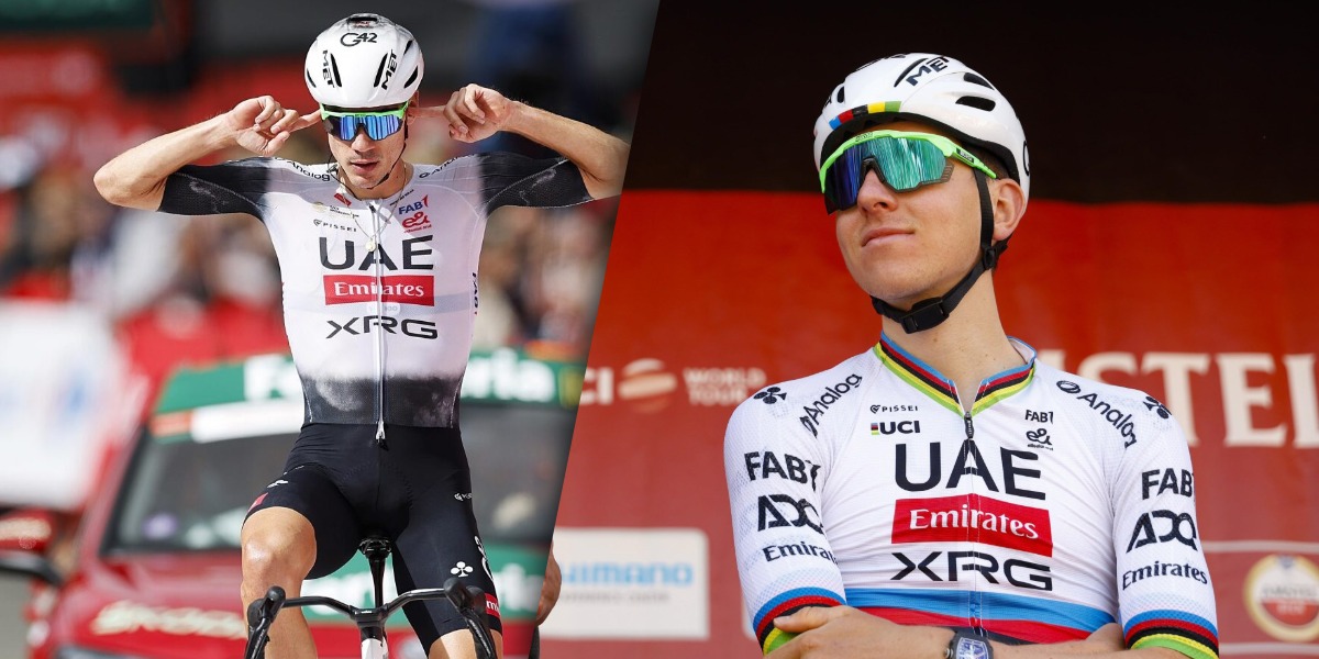 Tadej Pogačar reageert voor het eerst op veelbesproken vertrek Juan Ayuso bij UAE Emirates