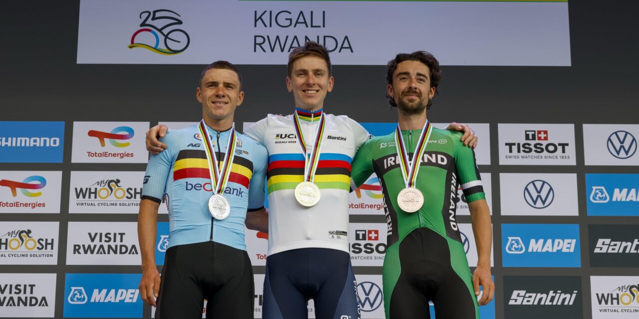 Ondanks tweede plaats realiseert Remco Evenepoel een uniek WK-record