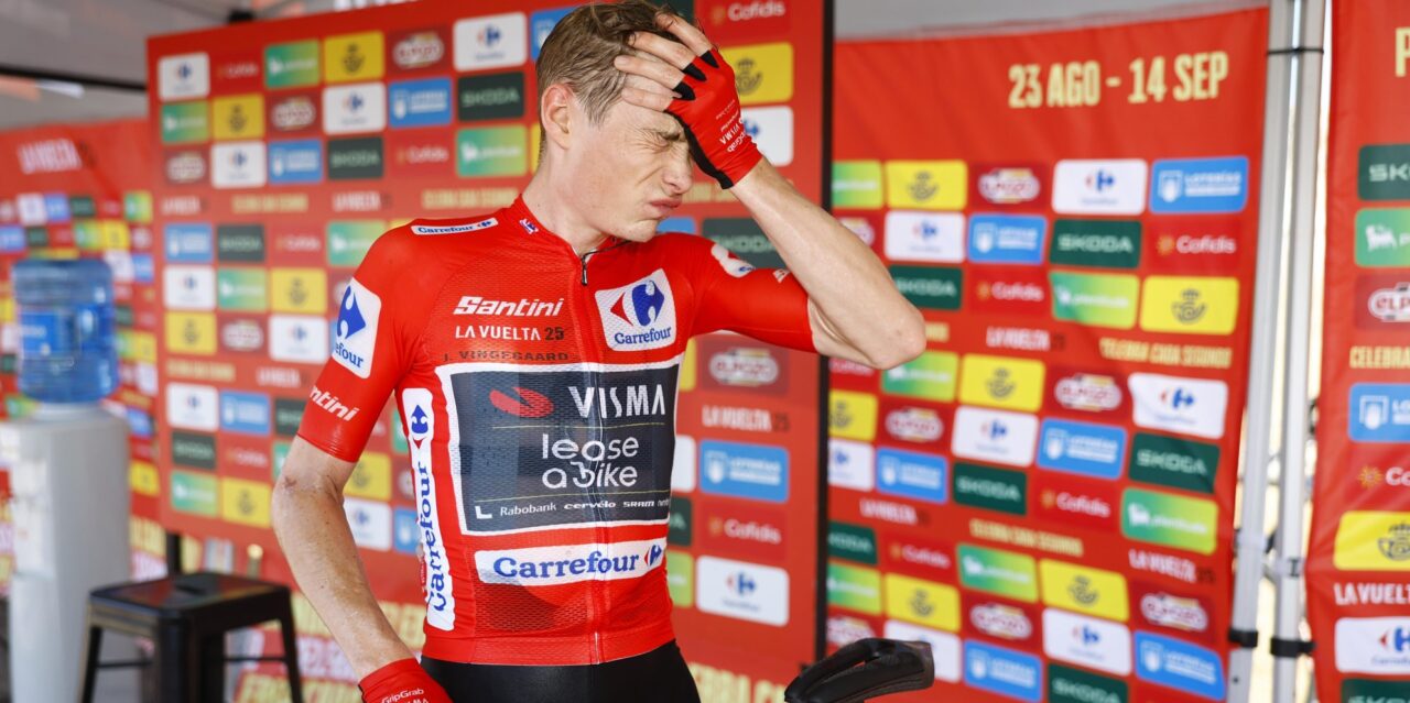 Jonas Vingegaard blijft achter met gemengde gevoelens op Angliru