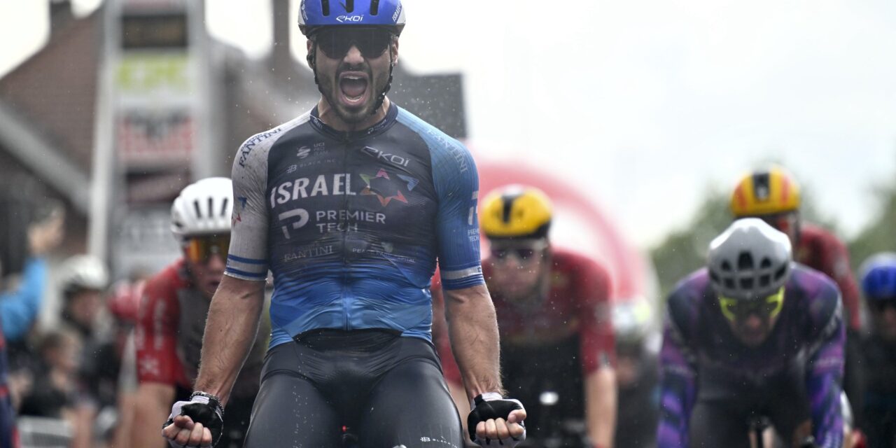 Oded Kogut verrast sprinters als Groenewegen, Thijssen en Meeus in Gooikse Pijl