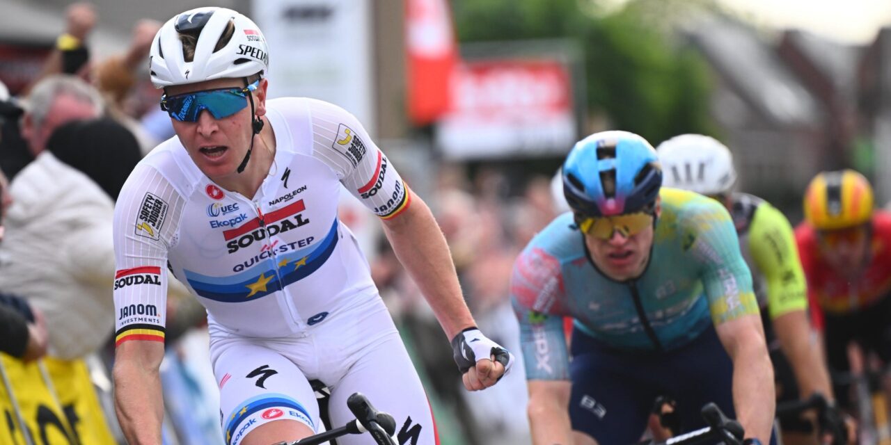 Tim Merlier boekt vijftiende seizoenszege in Omloop van het Houtland