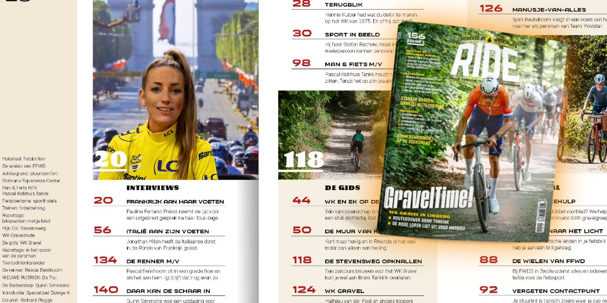 Milan, Ferrand-Prévot, WK Gravel en Eenkhoorn: deze verhalen in de RIDE Najaarsgids 2025 móet je lezen