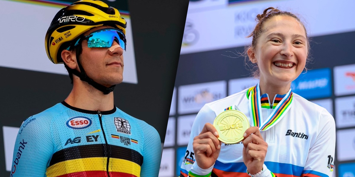 Cian Uijtdebroeks vormt liefdeskoppel met wereldkampioene Magdeleine Vallieres