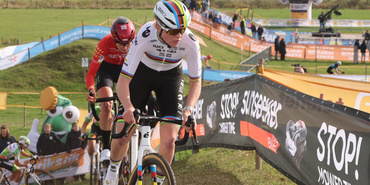 Twee op rij voor Fem van Empel: Wereldkampioene wint ook in Exact Cross Heerderstrand