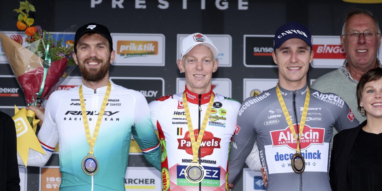 Michael Vanthourenhout en Marion Norbert Riberolle leiden Superprestige met kleine voorsprong