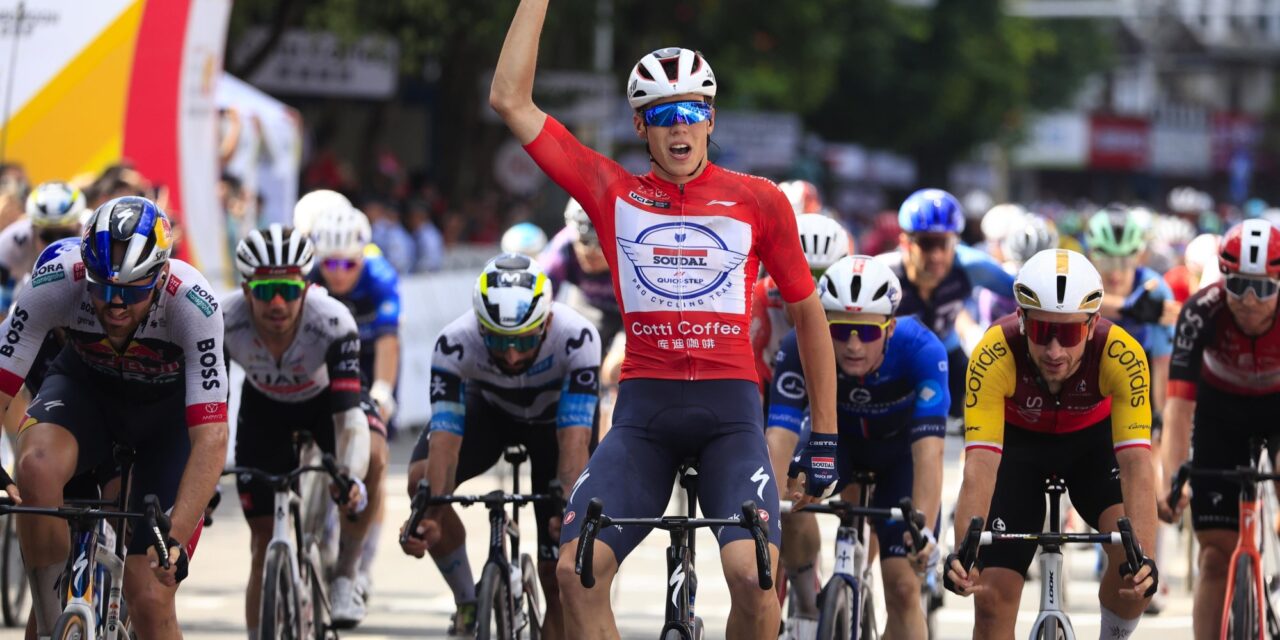 Paul Magnier scoort onvervalste sprinthattrick in Gree-Tour of Guangxi