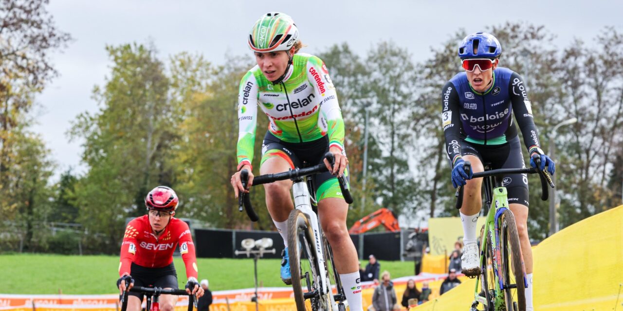 Sterke Sara Casasola soleert na val uitdaagster Brand naar zege in Superprestige Overijse