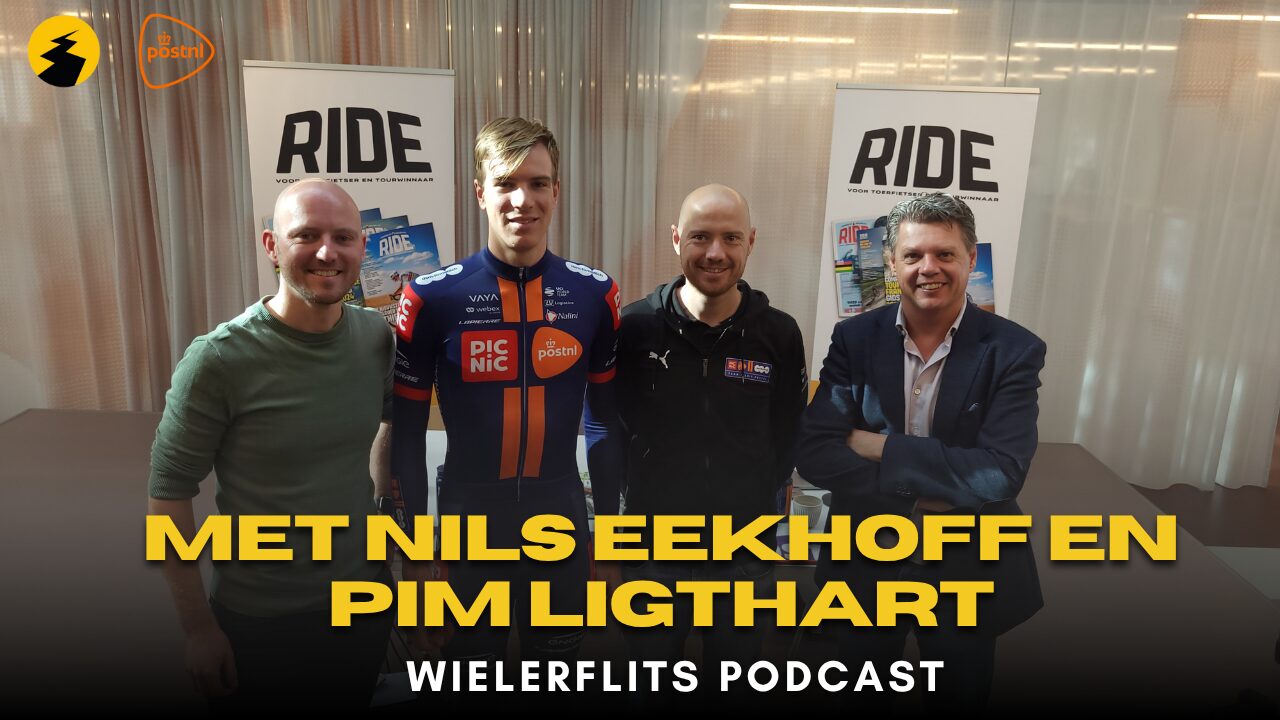 Beluister hier de speciale WielerFlits Podcast met Nils Eekhoff en Pim Ligthart