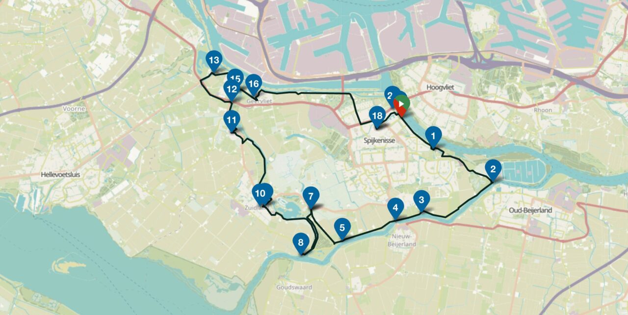Nieuwe fietsroute langs historische haventjes in Nissewaard geopend
