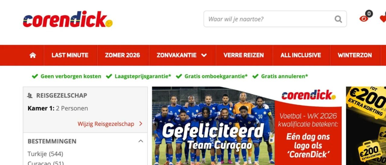 Wielersponsor Corendon na WK-plaatsing Curaçao tijdelijk omgedoopt tot CorenDick