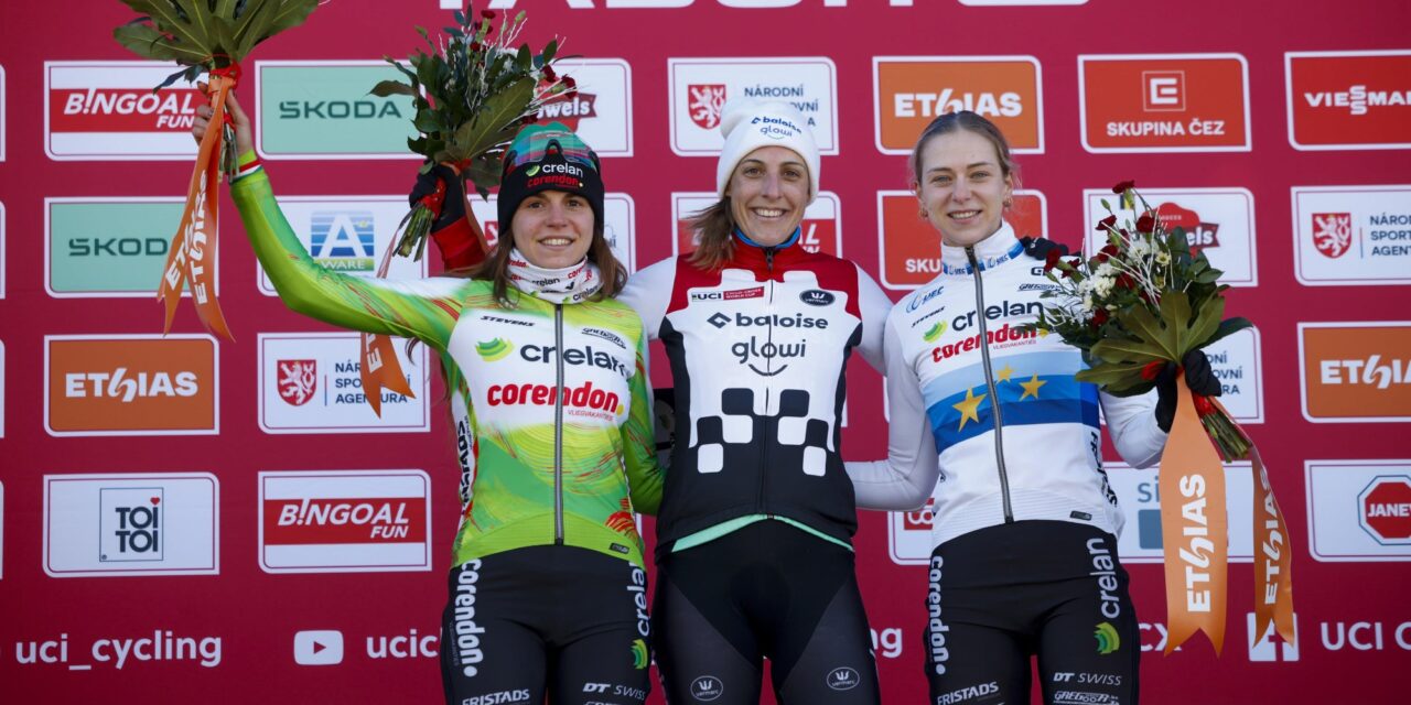 Lucinda Brand bedankt David Haverdings voor gouden tip na zege in Wereldbeker Tábor