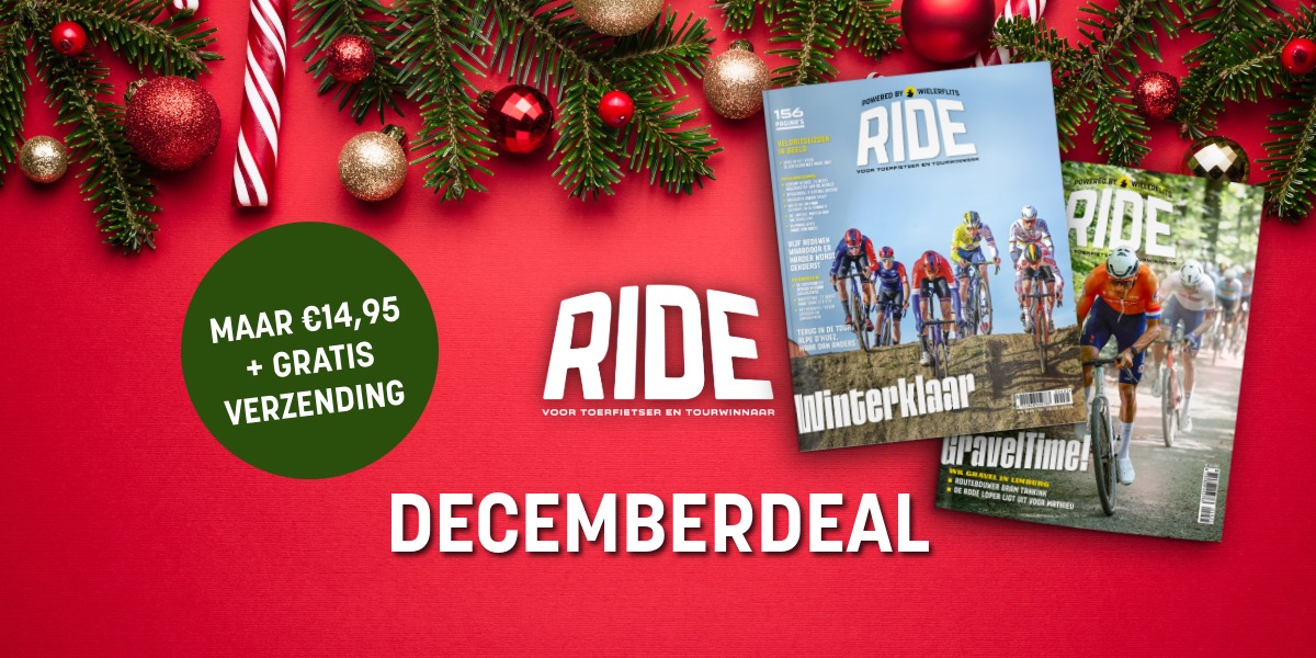 Op zoek naar een perfect cadeau voor Kerst? Scoor de RIDE December Deal voor maar €14,95!