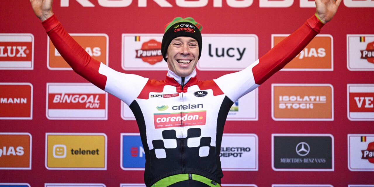 Laurens Sweeck blijft leider in Wereldbeker, maar ziet Mathieu van der Poel naderen