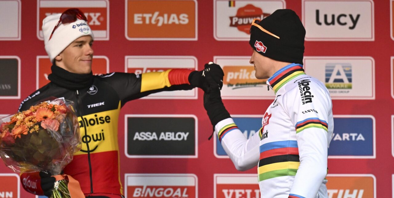 Op deze tv-zenders kan je de X2O Trofee Baal zien met Mathieu van der Poel en Thibau Nys