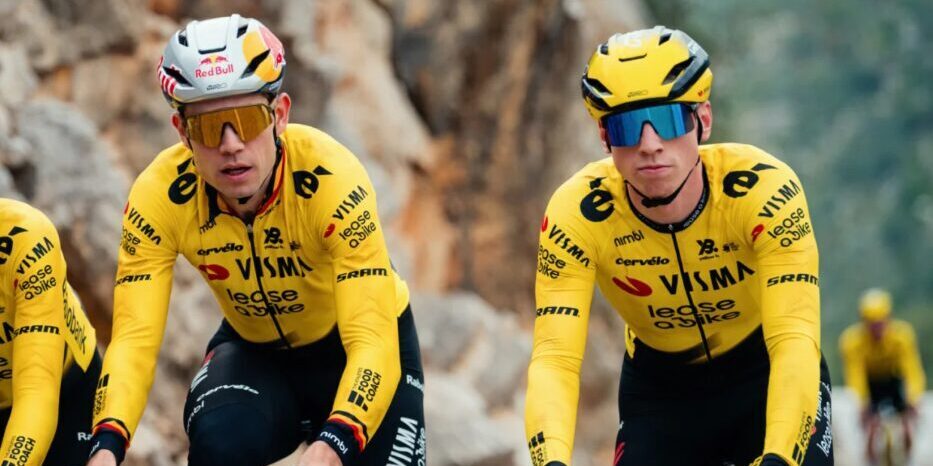 Wout van Aert en Matthew Brennan kopmannen Visma | Lease a Bike in Vuelta a España