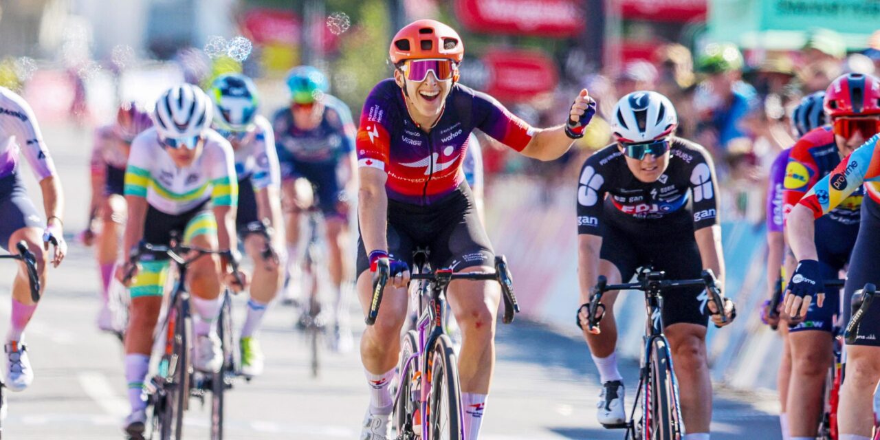 Maggie Coles-Lyster klopt gevestigde namen in Vanguard Womens Race