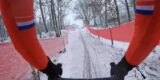 Van zand- naar sneeuwkuil: Parcours in Zonhoven bedekt met flink pak sneeuw