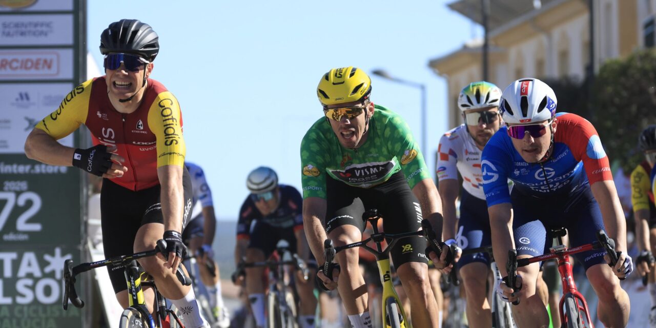 Milan Fretin is Christophe Laporte nipt de baas in Ruta del Sol