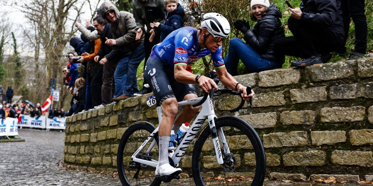 Mathieu van der Poel won Omloop op nog niet uitgebrachte Shimano Dura-Ace wielset