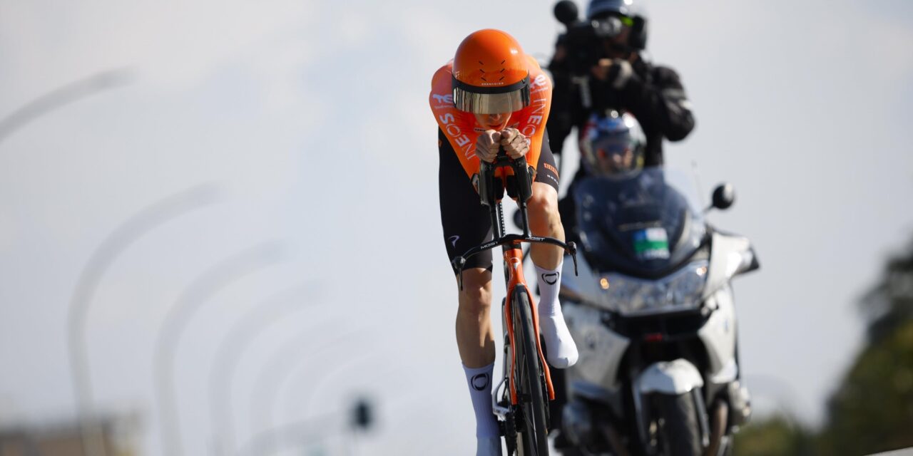 Thymen Arensman ziet na tweede plek in tijdrit dat punchers in het voordeel zijn in deze Tirreno