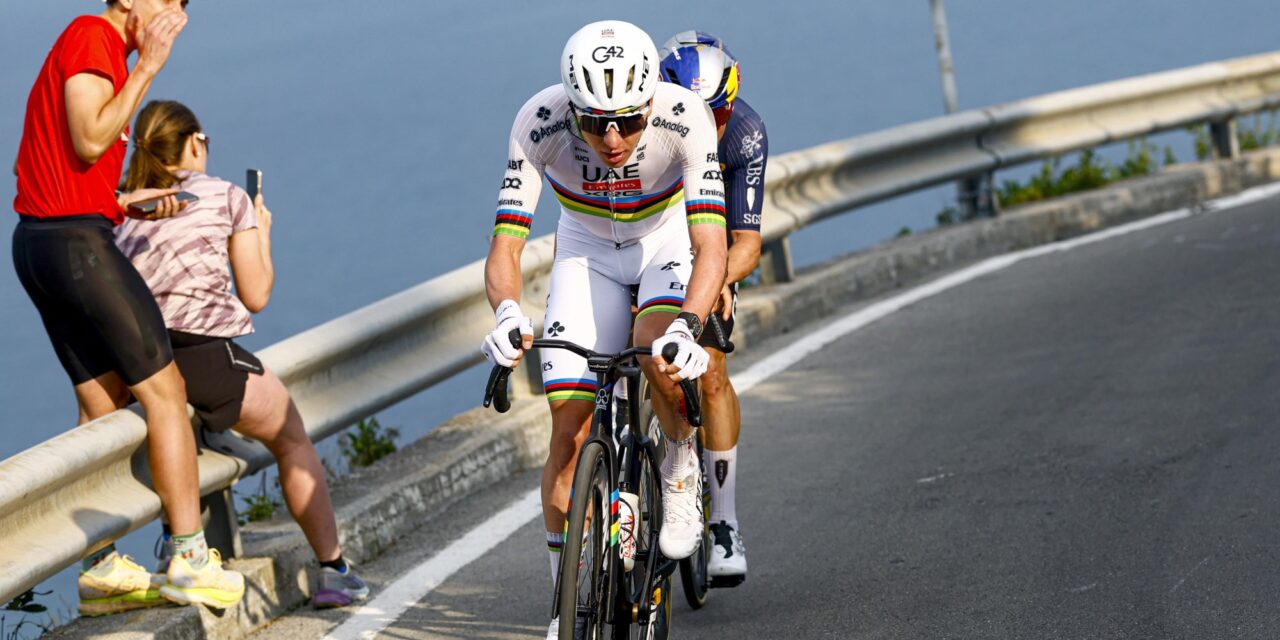 Tadej Pogacar won Milaan-San Remo op een fiets met een… gebroken frame
