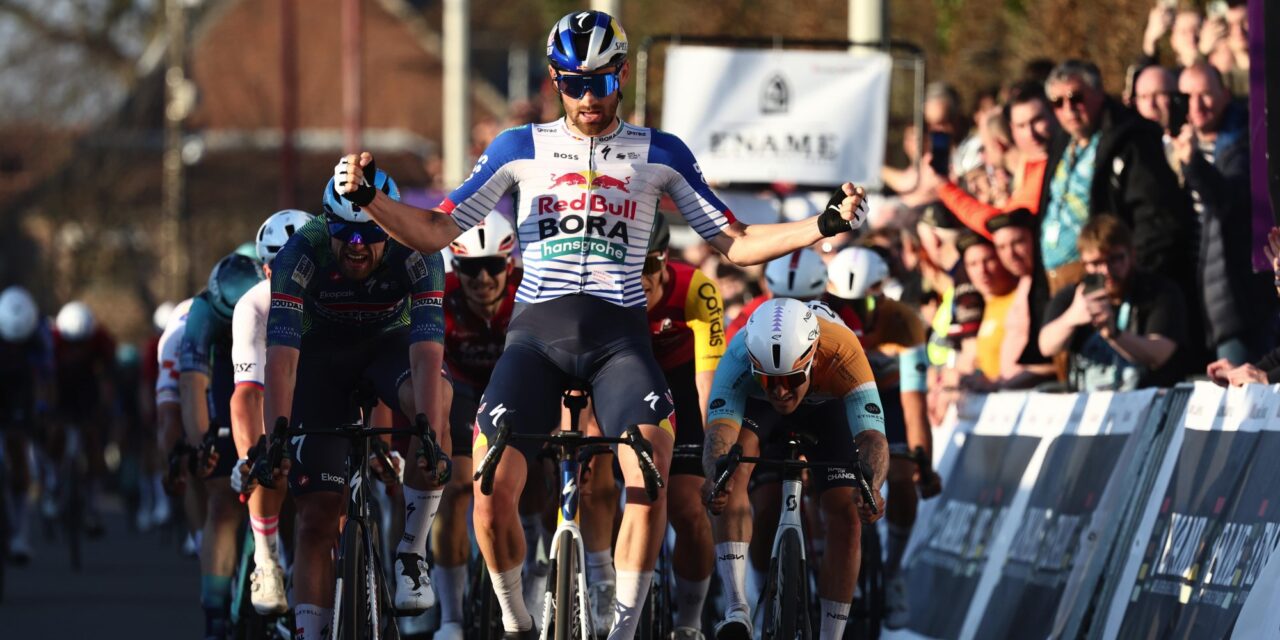 Meeus de snelste in Le Samyn na gestrande solo van Hagenes en pech voor Van Aert