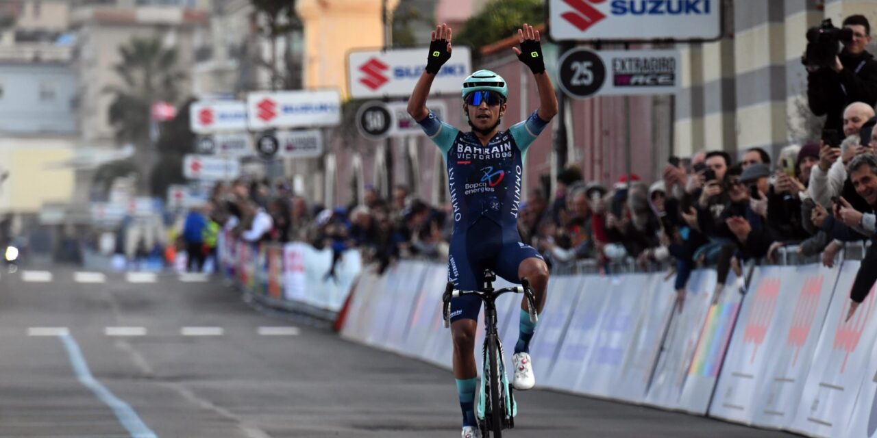 Santiago Buitrago boekt solozege in Trofeo Laigueglia na sterk optreden Bahrain Victorious