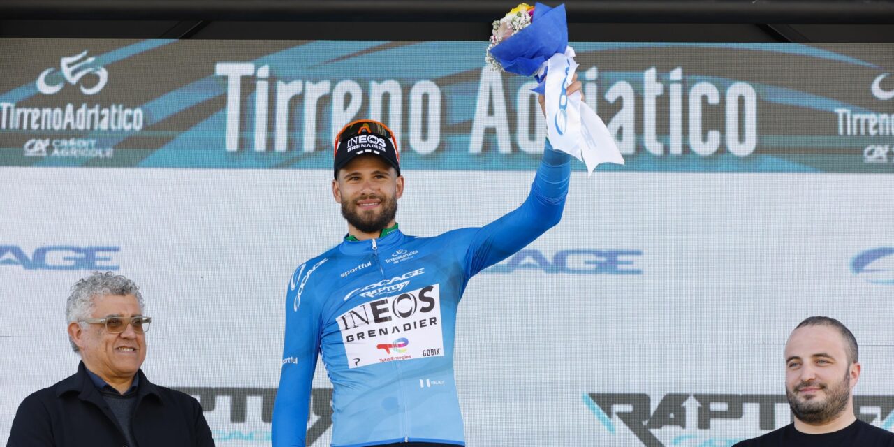 Filippo Ganna breekt record in Tirreno-Adriatico: “Maar ik voel me niet supergoed”