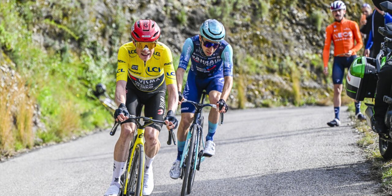 Jonas Vingegaard wint Parijs-Nice, maar wordt in slotrit geklopt door Lenny Martinez