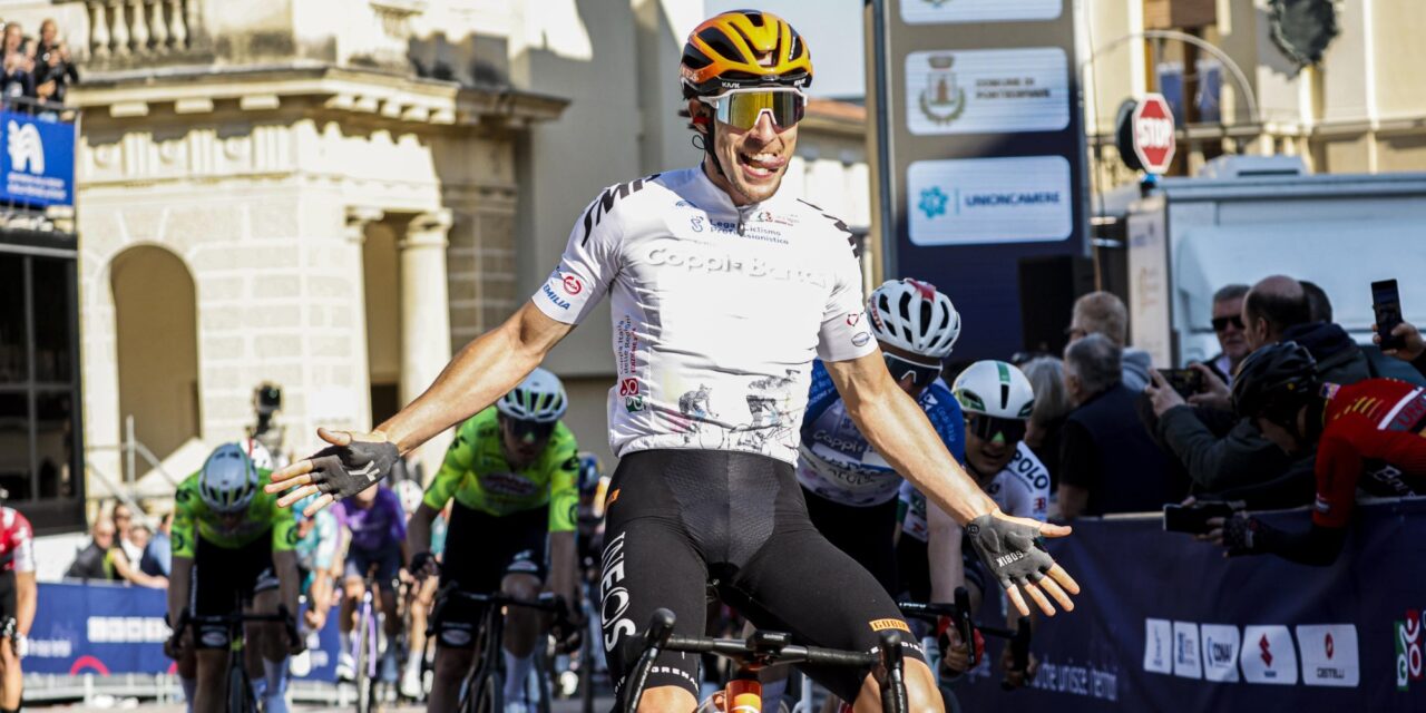 Axel Laurance opnieuw aan het feest in Coppi e Bartali