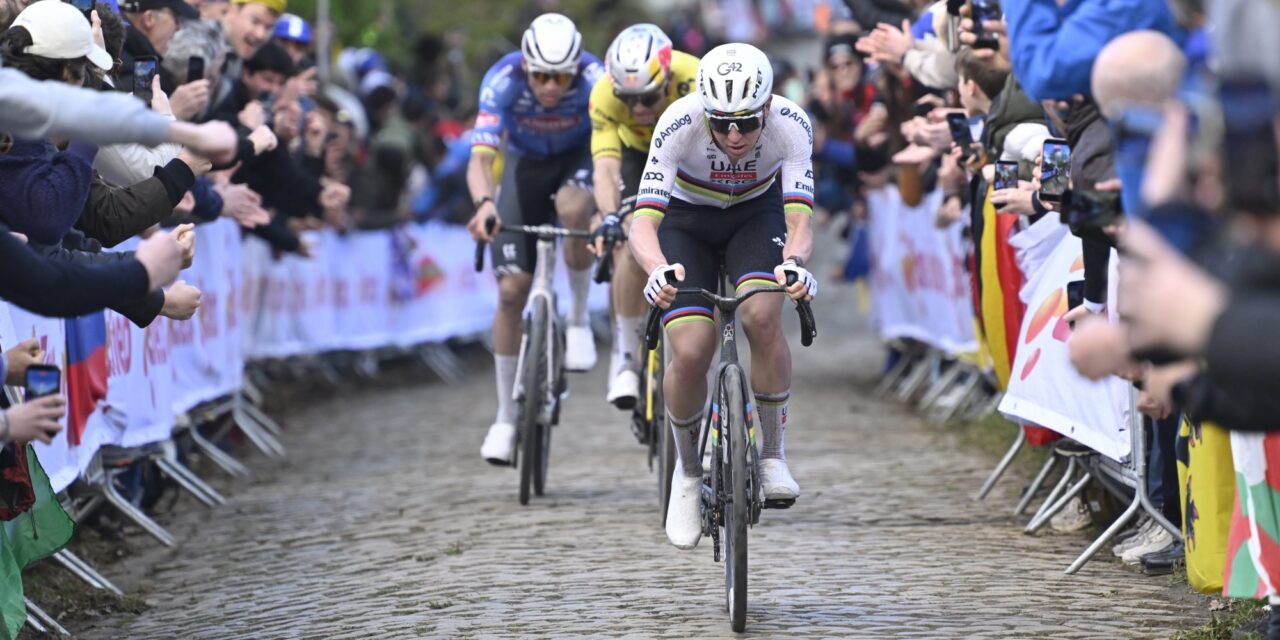Mathieu van der Poel klokt snelste tijd ooit op Oude Kwaremont na aanval Tadej Pogacar