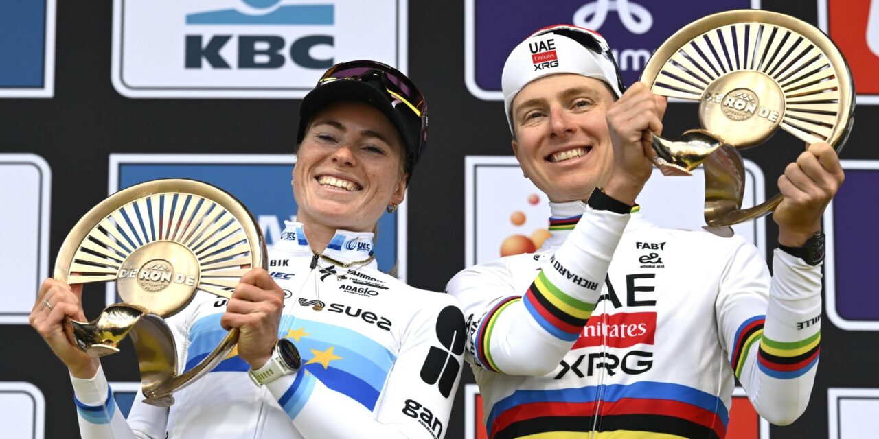 Bijna 1,4 miljoen kijkers in Vlaanderen voor zegetocht Pogačar, miljoen kijkers voor Vollering