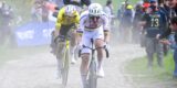Pogacar moest met ‘spaghettibenen’ sprinten in Roubaix: “Van Aert reed superslim”