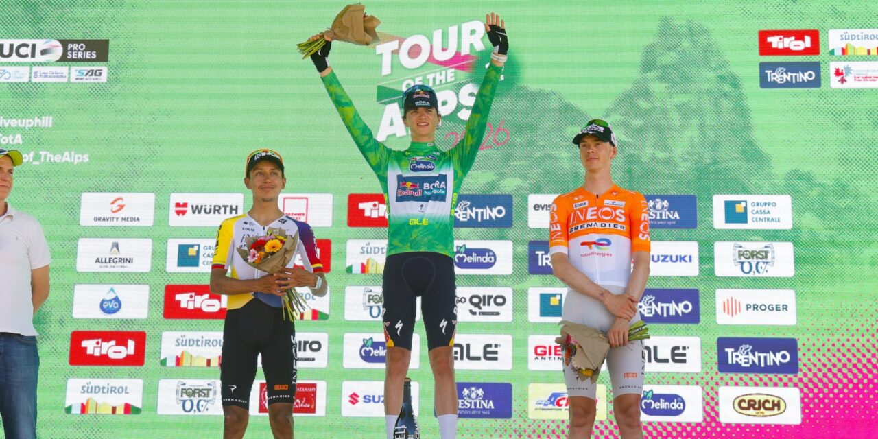 Giulio Pellizzari wint Tour of the Alps: Ik heb niet gewonnen, maar mijn ploeg