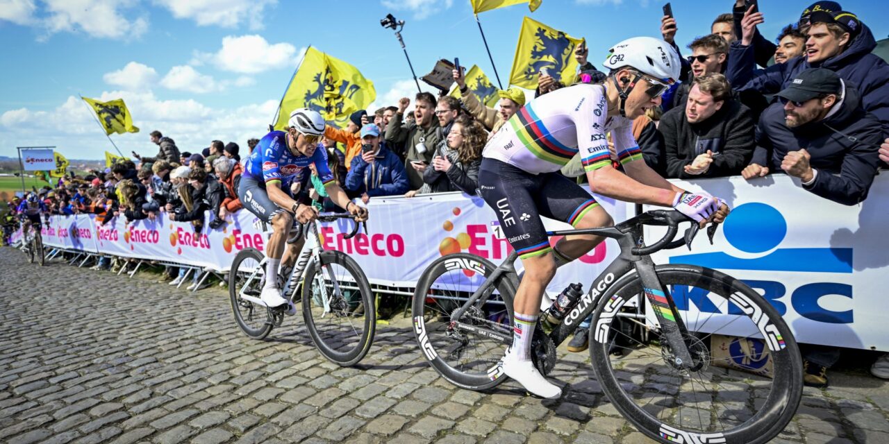 “Fifty-fifty”: Adrie van der Poel over kansen van Mathieu tegen Pogacar in Parijs-Roubaix