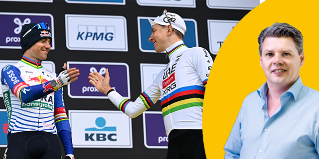 Gelukkig maakt Remco Evenepoel ongenaakbare Tadej Pogacar nog nerveus