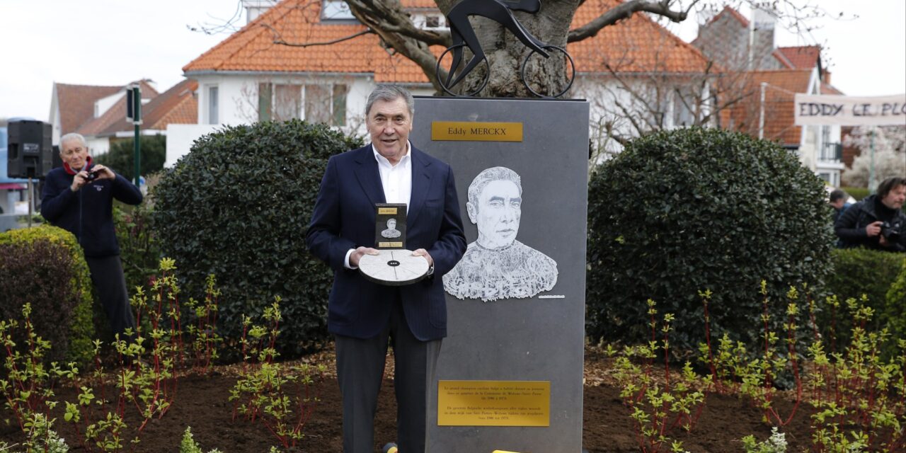 Gezicht van vernield Eddy Merckx-monument teruggevonden door oplettende kinderen