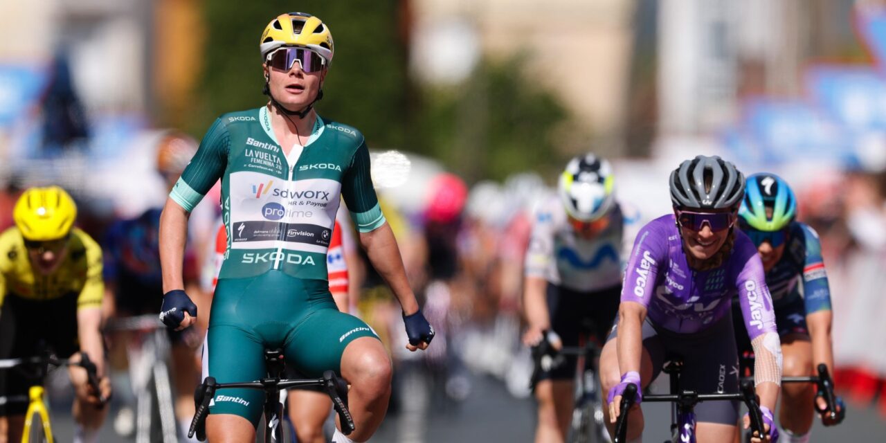 Lotte Kopecky wint nu wél in Vuelta: “Geweldig na al die tweede plekken”