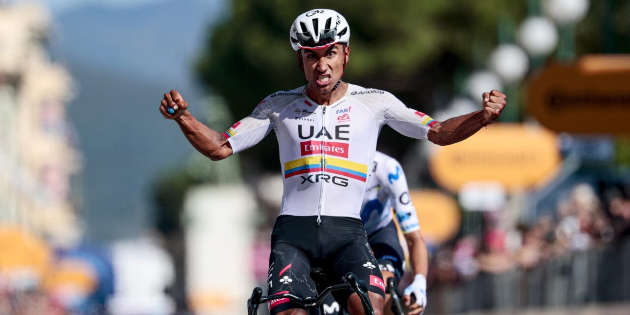 Giro 2026: Ritzege nummer drie! Jhonatan Narváez rekent af met Enric Mas in Chiavari