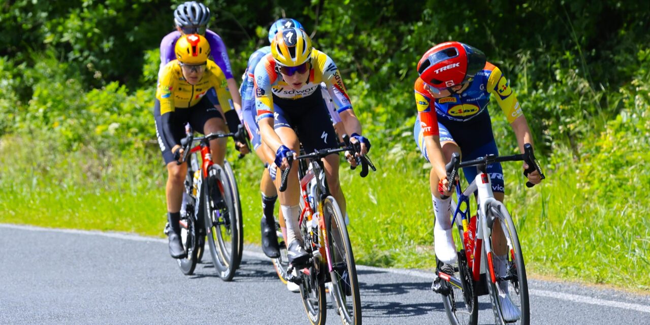 Springveren hopen sprint te ontlopen in verraderlijke rit Vuelta Femenina