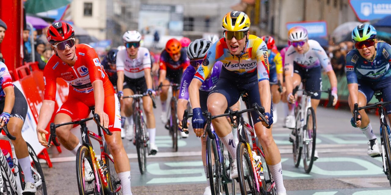 Lotte Kopecky remt Mischa Bredewold naar ritzege in Vuelta Femenina