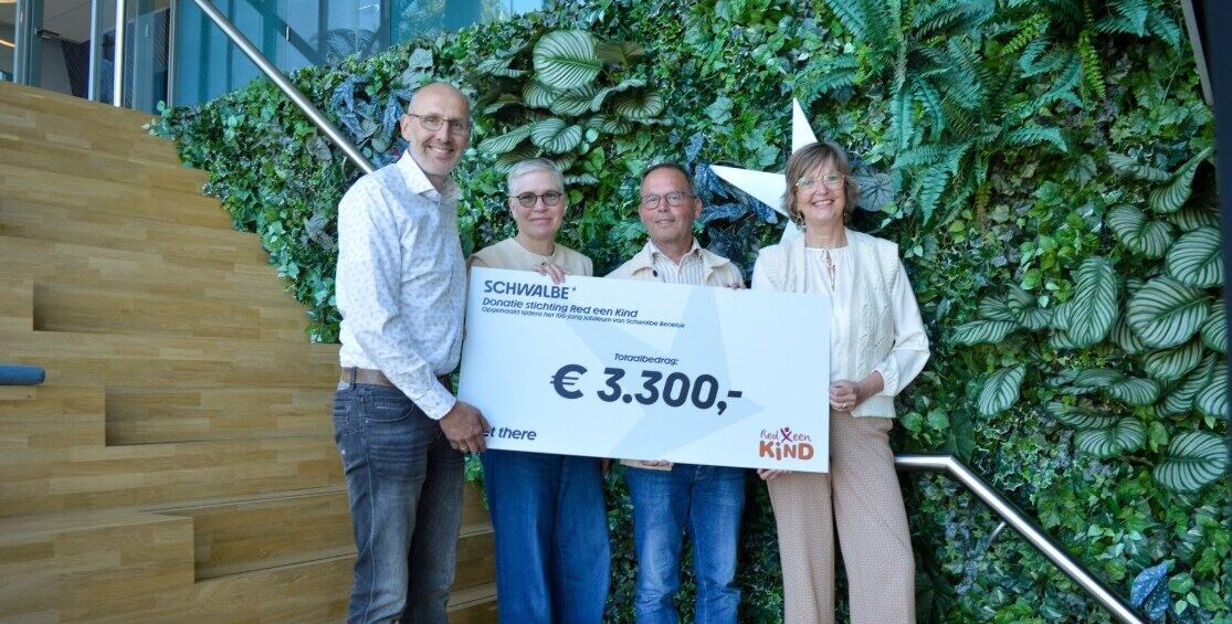 Schwalbe Benelux haalt in jubileumjaar geld op voor stichting Red een Kind