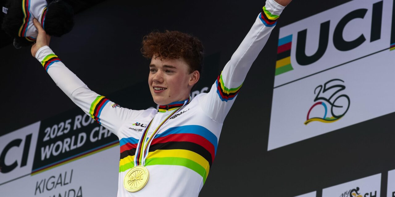 Wereldkampioen bij junioren breekt wervel na behoorlijk enge aanrijding op training