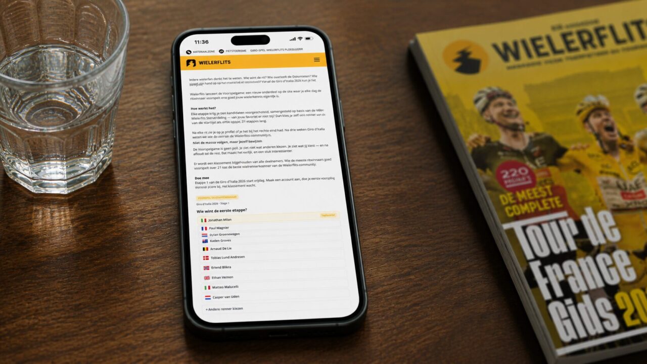 Oproep: Deel je feedback over de Wielerflits App