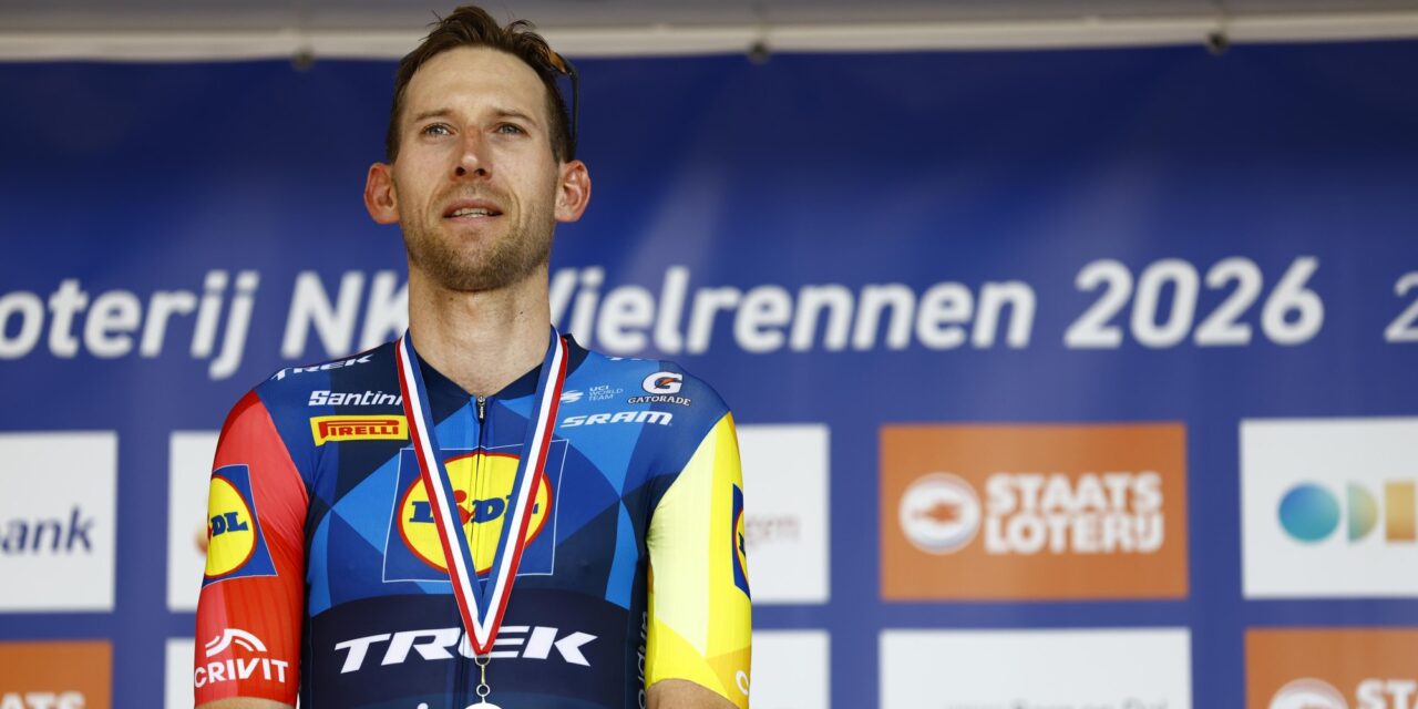 Bauke Mollema pakt op zijn 39ste nog zilver op NK: Dat is me nog niet eerder gelukt
