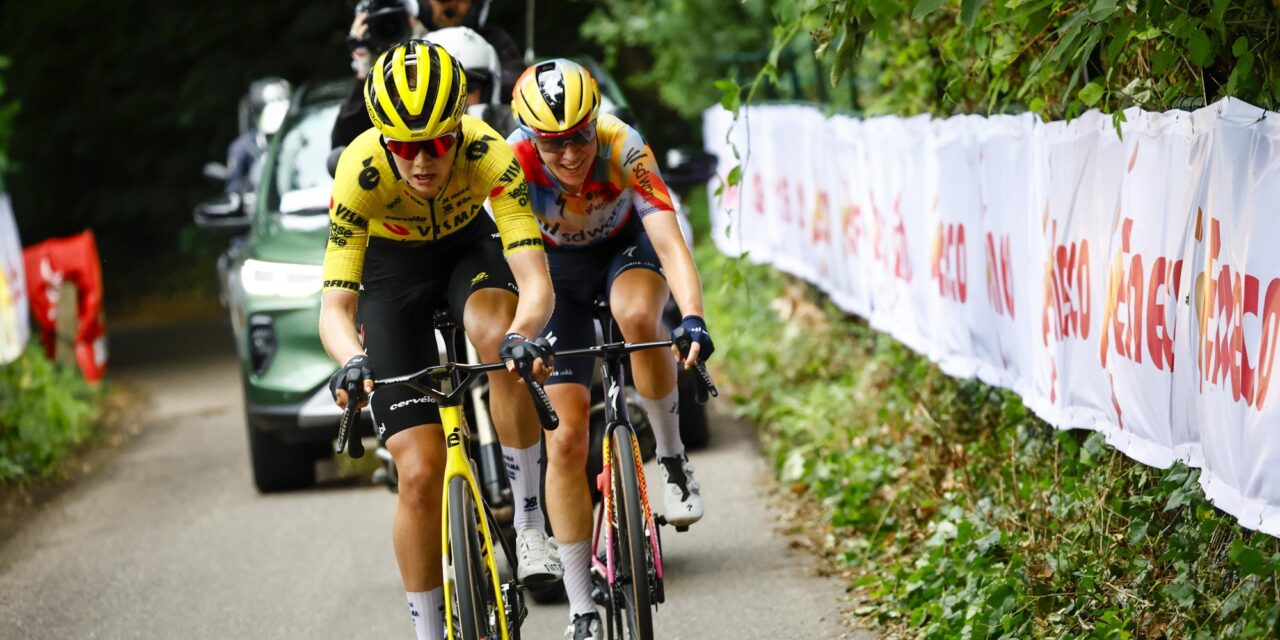 NOS reageert op haperende beelden bij finish NK wielrennen voor vrouwen