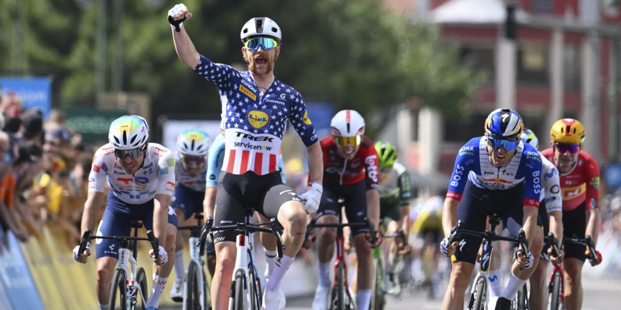 Quinn Simmons verrast peloton in Tour Auvergne, Wout van Aert wint sprint der geklopten