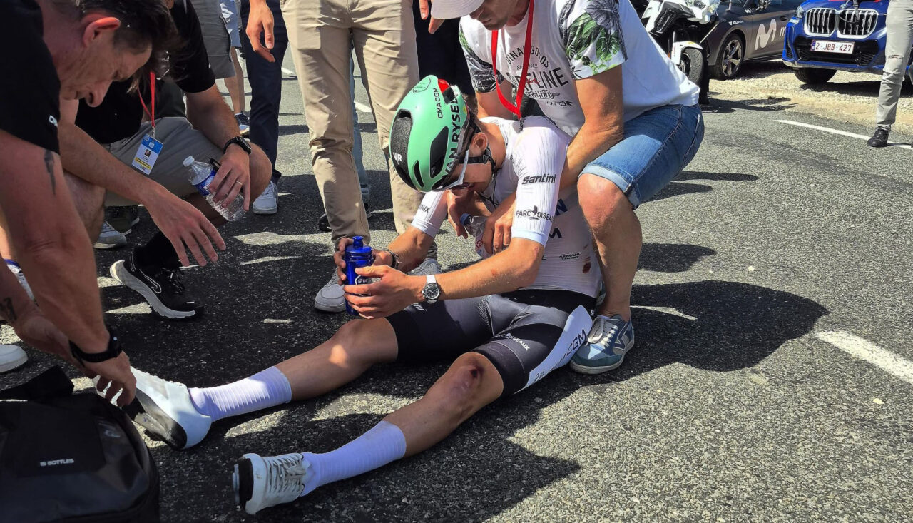 Paul Seixas na zware val in Tour Auvergne: “Ik heb een stommiteit begaan”