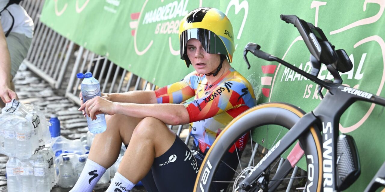 Lotte Kopecky naast podium op BK tijdrijden: Voor sommigen een afgang, maar ik verschiet er niet echt van