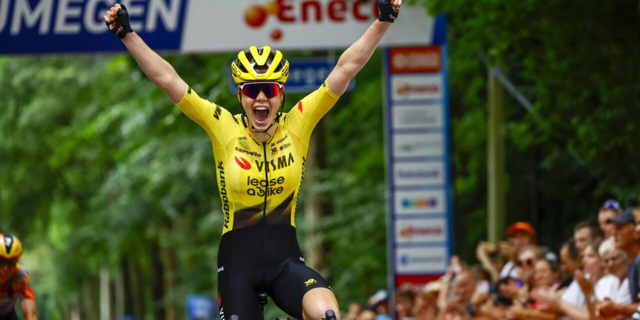 Lieke Nooijen gaat met rood-wit-blauw naar Tour Femmes: Super gereden met de Visma-ploeg